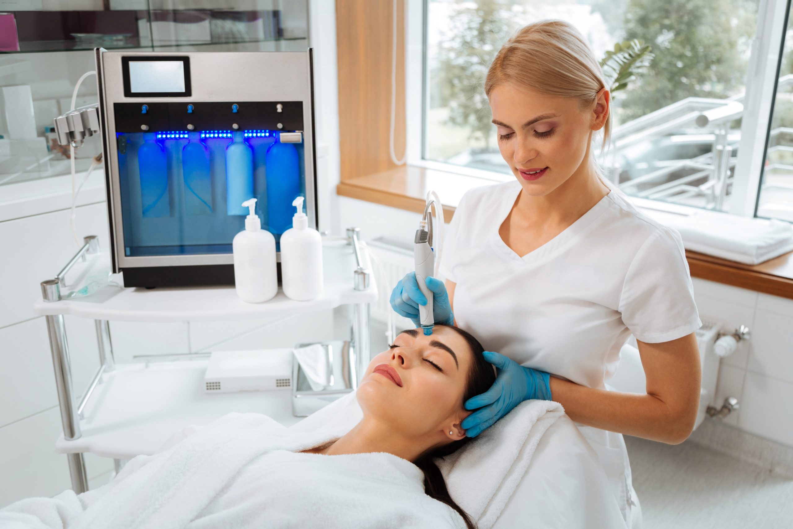 hydrafacials and laser genesis treatment